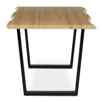 Jídelní stůl BONITO divoký dun/černá, šířka 180 cm 3
