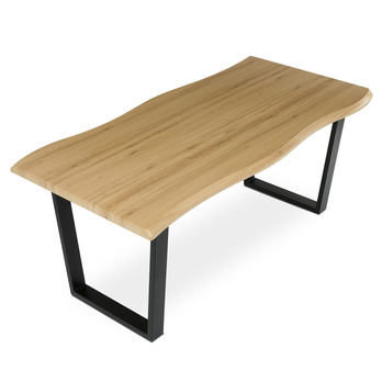 Jídelní stůl BONITO divoký dun/černá, šířka 180 cm 4