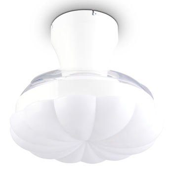 Stropní LED svítidlo s ventilátorem BORAS bílá 2