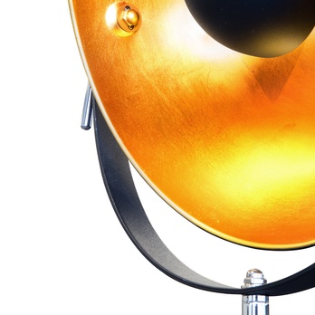 Stojací lampa BOWY černá/zlatá 5