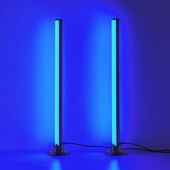 Set 2ks LED RGB lamp BOY černý kov 3