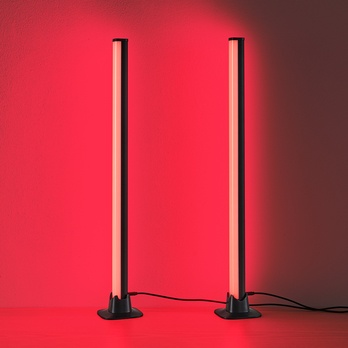 Set 2ks LED RGB lamp BOY černý kov 4