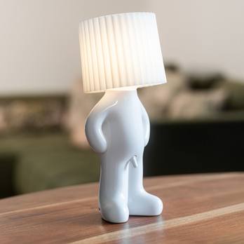 Stolní lampa BOY bílá 1