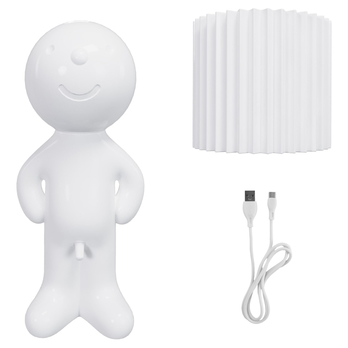 Stolní lampa BOY bílá 2