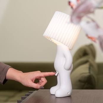 Stolní lampa BOY bílá 3
