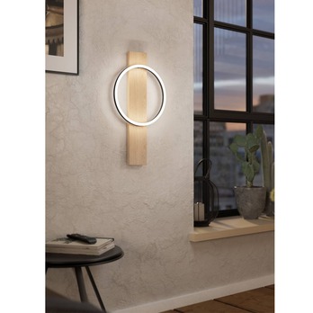 Nástěnné LED svítidlo BOYAL 1 světlé dřevo 2