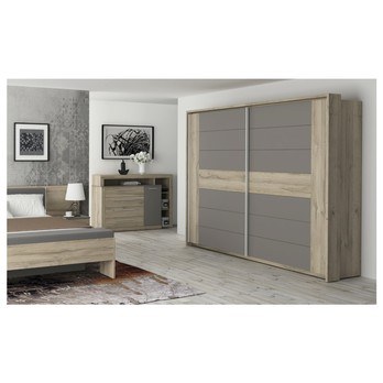 Rámová lišta BRAGGIA dub bianco/čedič 1