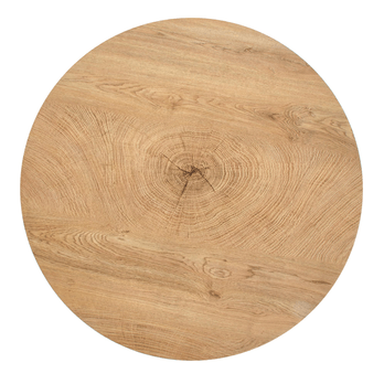 Konferenční stolek BRAKLY dub/černá, průměr 80 cm 1