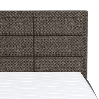 Postel boxspring BRAM tmavě hnědá, 160x200 cm 4