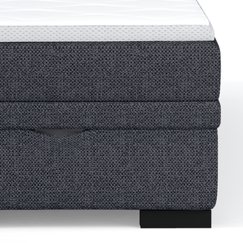 Postel boxspring BRAM tmavě modrá, 160x200 cm 5
