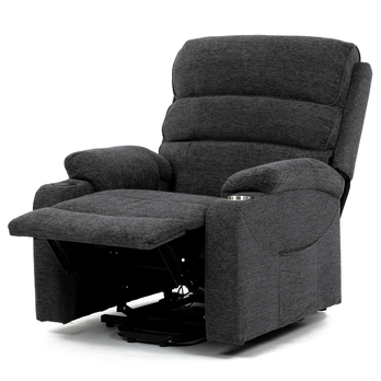 Relaxační křeslo BRECON šedá 2
