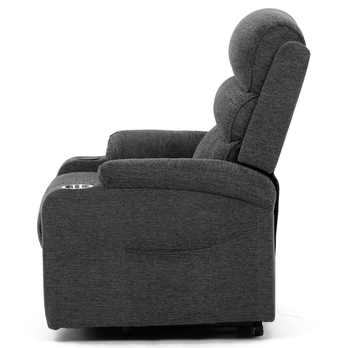 Relaxační křeslo BRECON šedá 4