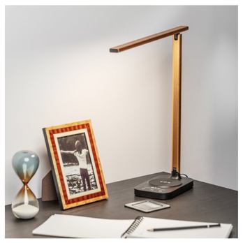 Stolní lampa BRESSI II zlatá/černá 9