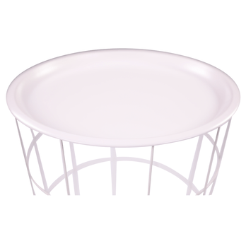 Odkládací stolek  BRIAN bílá 1