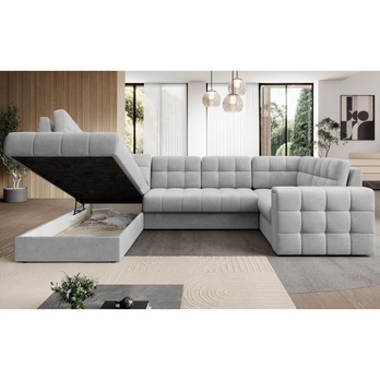 Sedací souprava BRITTA levá, světle šedá 3
