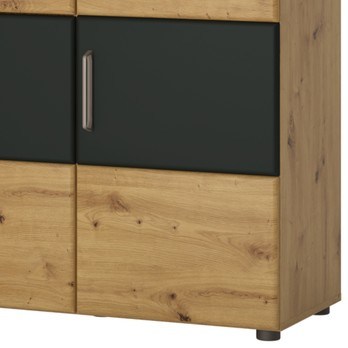 Komoda BRIXEN dub artisan/kosmos šedá 2