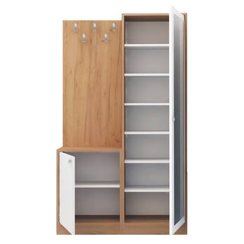 Předsíňová sestava BROC bílá/dub 2