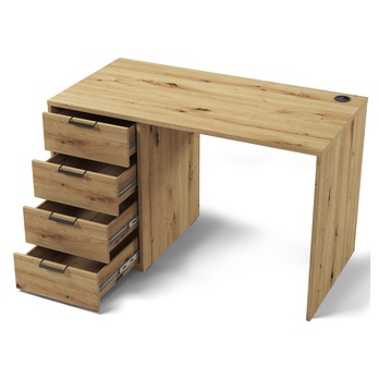 Psací stůl BRODLA dub artisan, šířka 120 cm 2