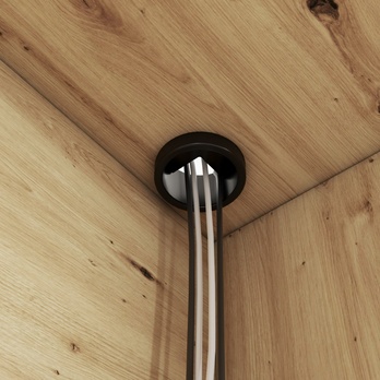 Psací stůl BRODLA dub artisan, šířka 120 cm 5