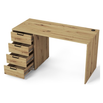 Psací stůl BRODLA dub artisan, šířka 140 cm 2