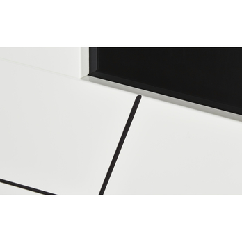 Vitrína BROLO dub catania/bílá, šířka 107 cm 8