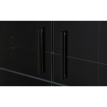 Vitrína BROLO dub catania/bílá, šířka 107 cm 9