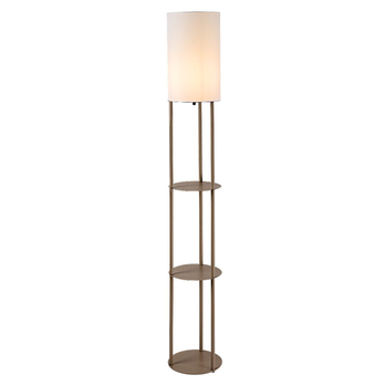 Stojací lampa BRONN 2 hnědá/bílá 3