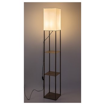 Stojací lampa BRONN hnědá/bílá 2