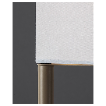 Stojací lampa BRONN hnědá/bílá 5