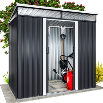 Zahradní domek BRUK 5 antracitová, 200x180x125 cm 6