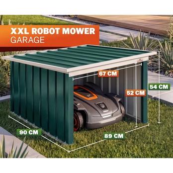 Garáž pro robotickou sekačku BRUK 7 zelená 4