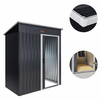 Zahradní domek BRUK antracitová, 185x165x90 cm 4