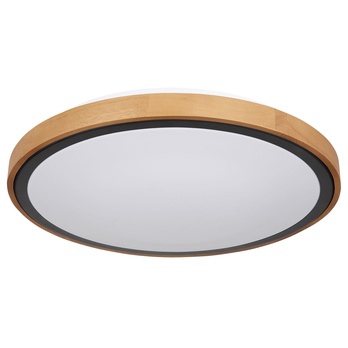 Stropní LED svítidlo BRUNO černá/dřevo 4