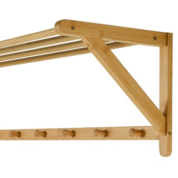 Nástěnný věšák BRUNO bambus 1