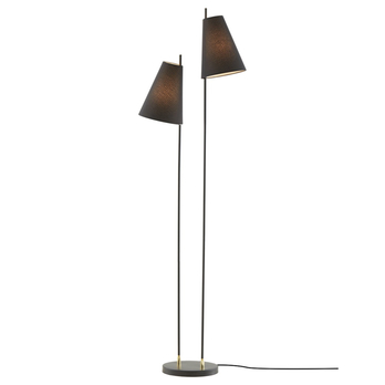 Stojací lampa BULB černá 2