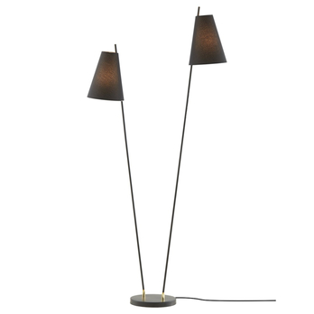 Stojací lampa BULB černá 3