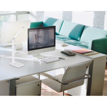 Stolní LED lampa BULLA bílá 1