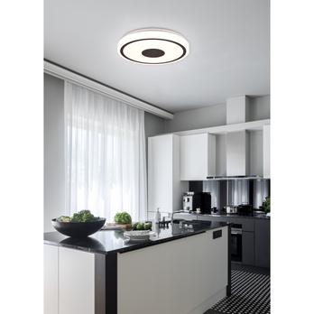 Stropní LED svítidlo BUNDA 2 bílá/černá 1