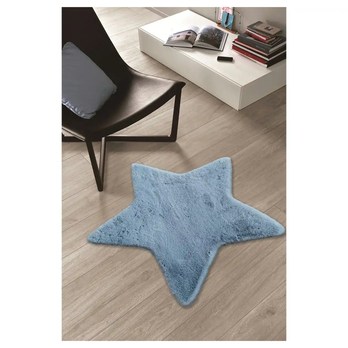 Koberec BUNNY HVĚZDA průměr 60 cm, modrá 1