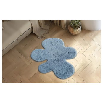 Koberec BUNNY PUZZLE modrá, 70x70 cm 1