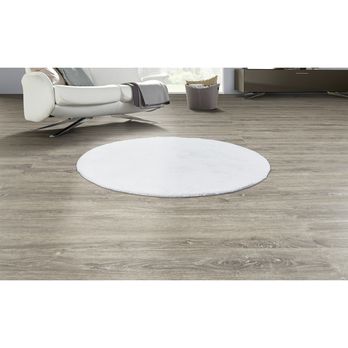 Koberec BUNNY bílá, průměr 120 cm 1