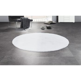 Koberec BUNNY bílá, průměr 120 cm 2
