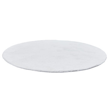 Koberec BUNNY bílá, průměr 120 cm 3