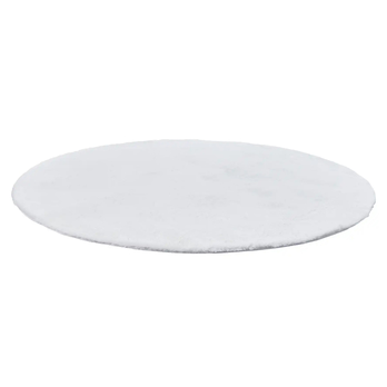 Koberec BUNNY bílá, průměr 80 cm 3
