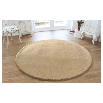 Koberec BUNNY béžová, průměr 80 cm 1