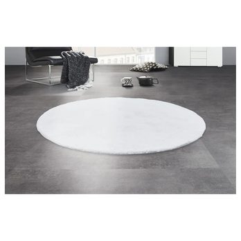 Koberec BUNNY bílá, průměr 80 cm 1