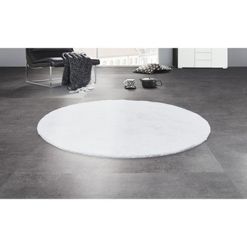 Koberec BUNNY bílá, průměr 160 cm 1