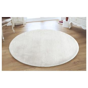 Koberec BUNNY sněhově bílá, průměr 160 cm 1