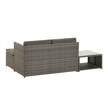 Zahradní set BURANO tmavě šedá 3