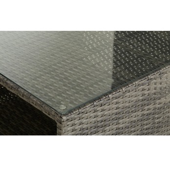 Zahradní set BURANO tmavě šedá 4